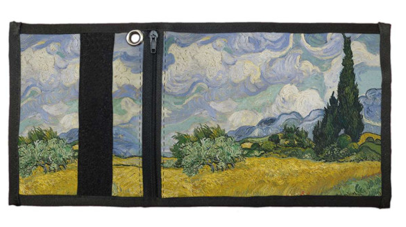 Portfel Pole pszenicy z cyprysami Vincent Van Gogh