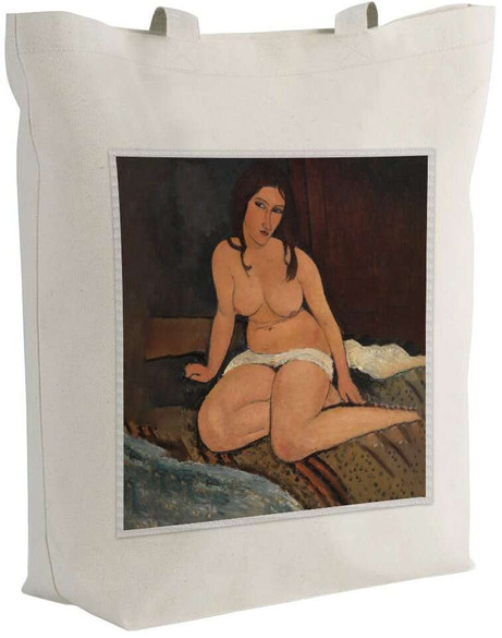Torba z naszywką Siedzący akt Amedeo Modigliani