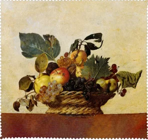 Ściereczka do okularów Kosz z owocami Caravaggio