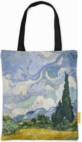 Torba na ramię Pole pszenicy z cyprysami Vincent Van Gogh
