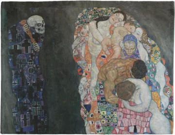 Podkładka na stół Śmierć i życie Gustav Klimt
