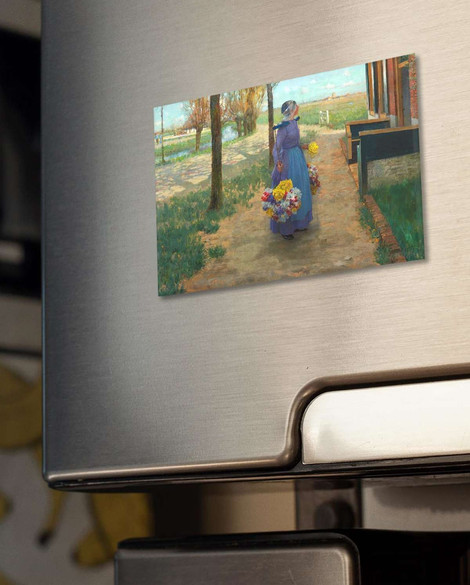 Magnes Kwietna dziewczyna w Holandii George Hitchcock