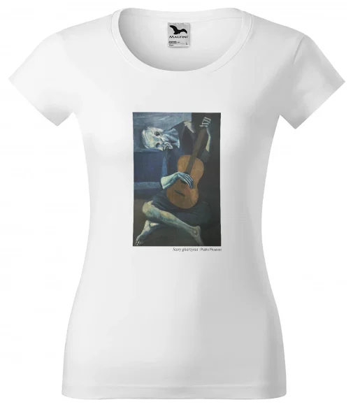 Bluzka damska Stary gitarzysta Pablo Picasso