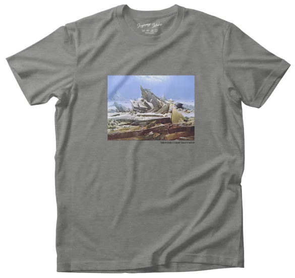 Koszulka z nadrukiem Morze lodu Caspar David Friedrich