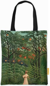 Torba na ramię Woman Walking in an Exotic Forest Henri Rousseau