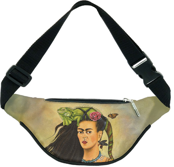 Nerka Frida z legwanem – portret inspirowany Fridą Kahlo