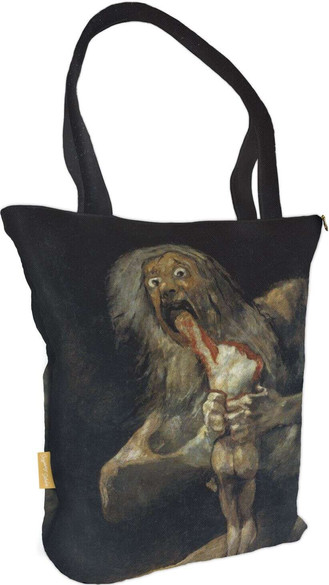 Torba na ramię shopper Saturn pożerający własne dzieci Francisco Goya