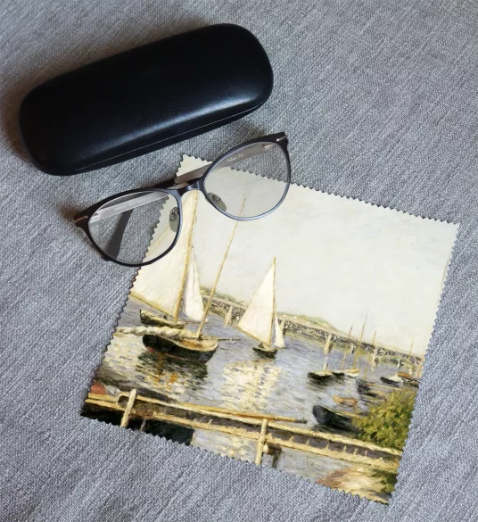 Ściereczka do okularów Żaglówki w Argenteuil Gustave Caillebotte