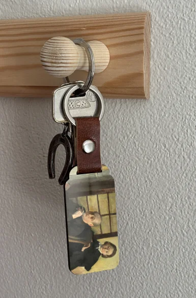 Brelok Henri Degas i jego siostrzenica Lucie Degas Edgar Degas