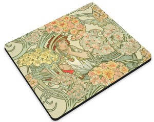 Podkładka Langage des fleurs (Język kwiatów) Alfons Mucha 36x29cm