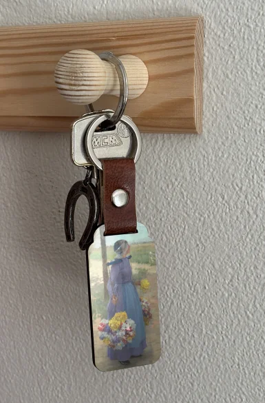 Brelok Kwietna dziewczyna w Holandii George Hitchcock