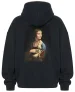 Bluza oversize Dama z gronostajem Leonardo da Vinci