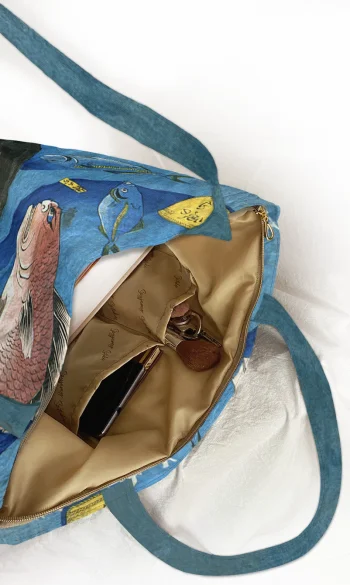Torba na ramię shopper Umysły ryb Utagawa Kuniyoshi