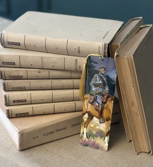 Zakładka do książki Józef Piłsudski na Kasztance Wojciech Kossak