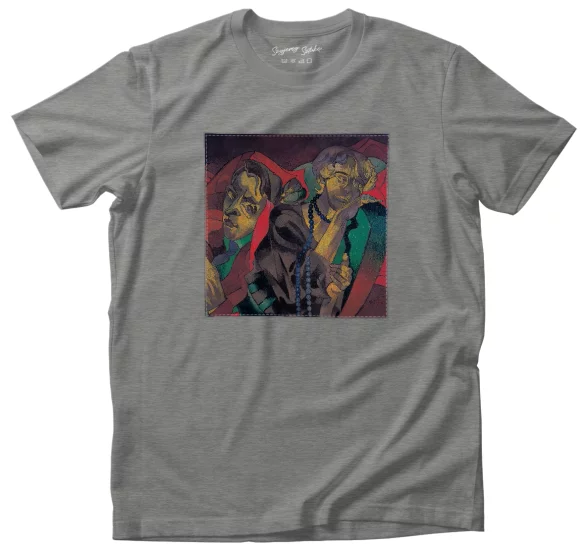 Koszulka z naszywką Dwie głowy Witkacy