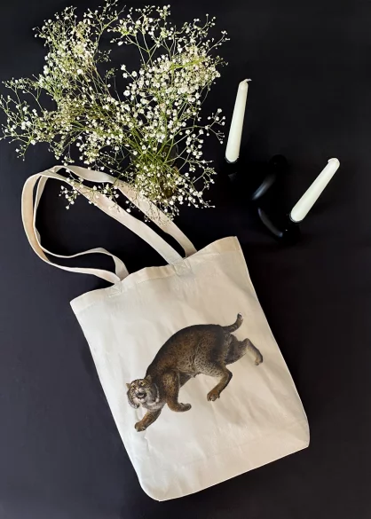 Torba bawełniana Common American Wildcat James Audubon