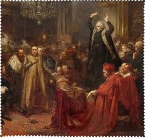 Ściereczka do okularów Kazanie Skargi Jan Matejko