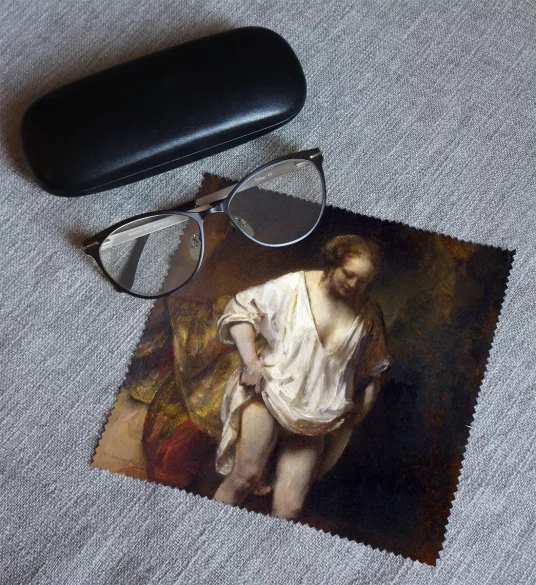 Ściereczka do okularów Hendrickje kąpiąca się w rzece Rembrandt