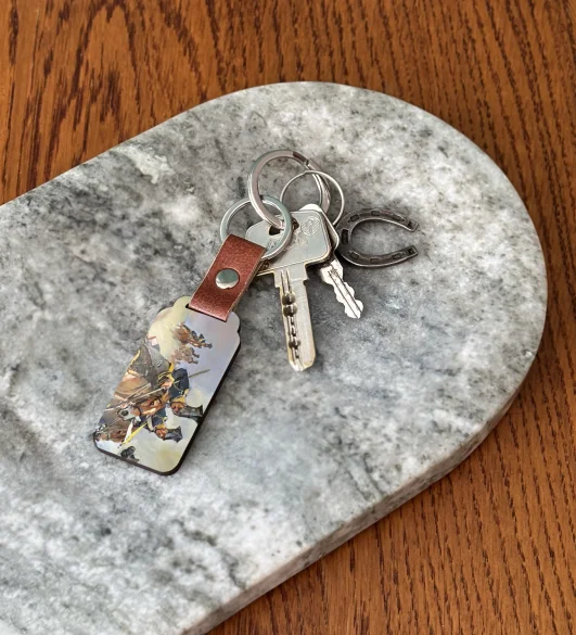 Brelok Szarża na baterie rosyjskie pod Stoczkiem Wojciech Kossak