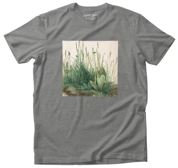 Koszulka z naszywką Studium traw Albrecht Dürer