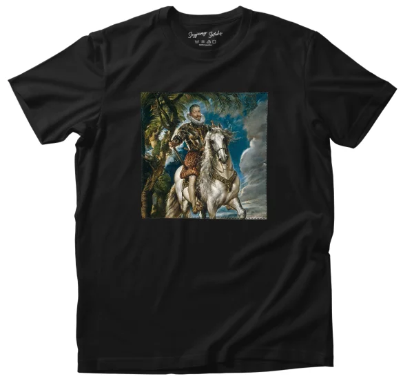 Koszulka z naszywką Portret konny księcia Lermy Peter Paul Rubens