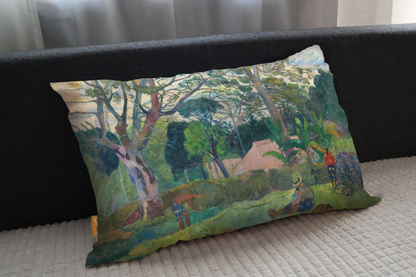 Poduszka Te raau rahi (Wielkie Drzewo) Paul Gauguin