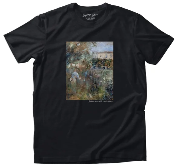 Koszulka z nadrukiem Kobieta w ogrodzie Berthe Morisot