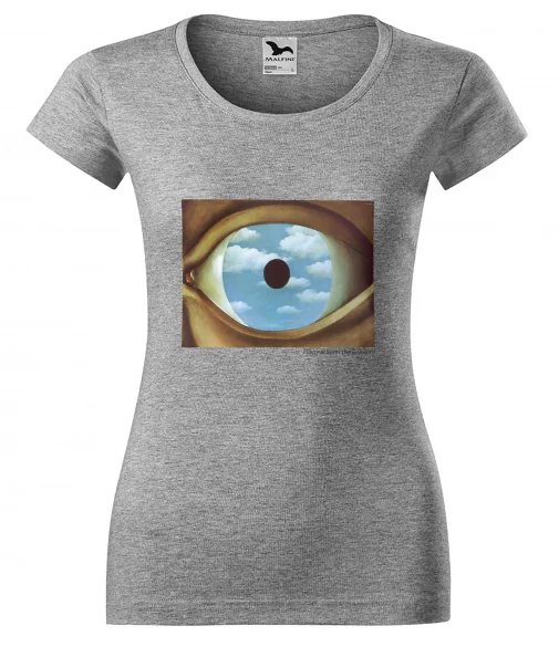 Bluzka damska Fałszywe lustro René Magritte
