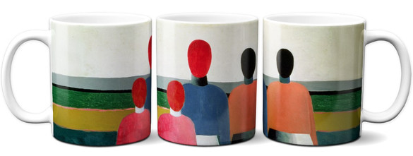 Kubek Trzy postacie kobiece Kazimir Severinovich Malevich