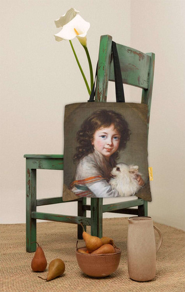 Torba na ramię Portret Elżbiety Mniszchówny z pieskiem Élisabeth Vigée-Lebrun