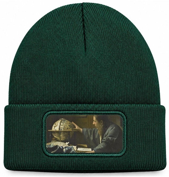Czapka zimowa Astronom Jan Vermeer – zielona