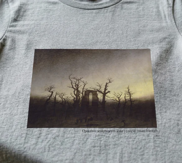Koszulka z nadrukiem Opactwo w dębowym lesie Caspar David Friedrich