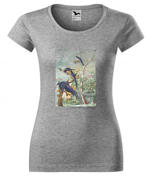 Bluzka damska A pair of magpie jays James Audubon