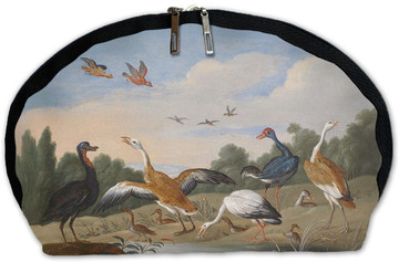 Kosmetyczka Czaple i kaczki na rzece Jan van Kessel (starszy)