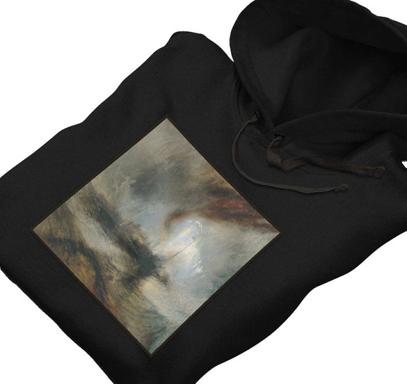 Bluza z naszywką Śnieżyca: Parowiec na wejściu do portu William Turner