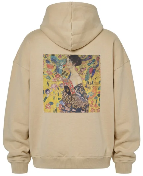 Bluza oversize Dama z wachlarzem Gustav Klimt