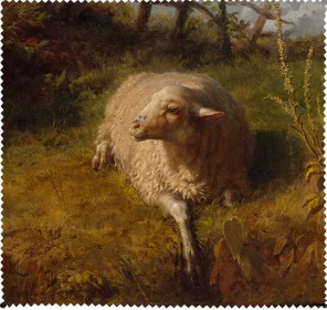 Ściereczka do okularów Odpoczywająca owca Rosa Bonheur