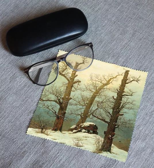 Ściereczka do okularów Dolmen w śniegu Caspar David Friedrich