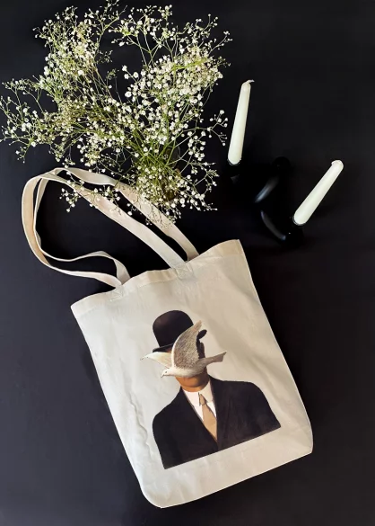 Torba bawełniana Mężczyzna w meloniku René Magritte