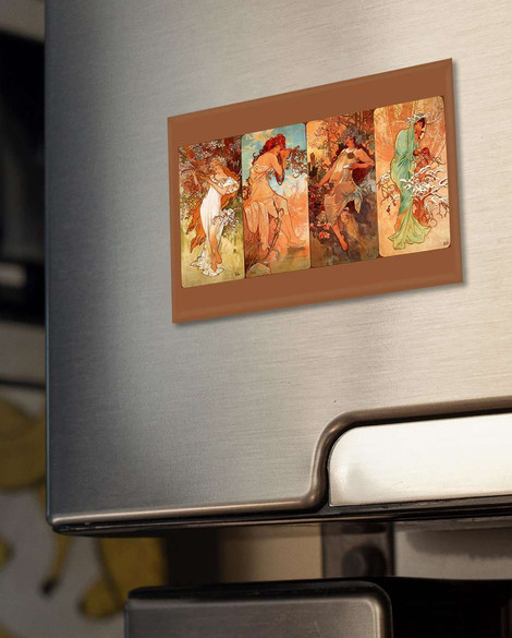 Magnes 4 pory roku Alfons Mucha