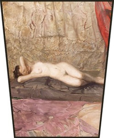 Ekran Akt kobiety leżącej Leon Wyczółkowski