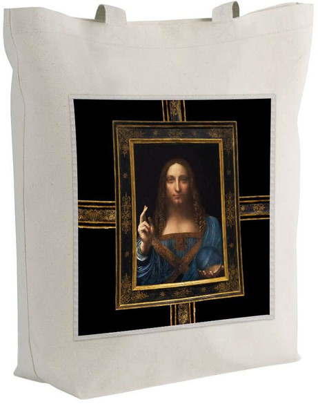 Torba z naszywką Zbawiciel świata Leonardo da Vinci