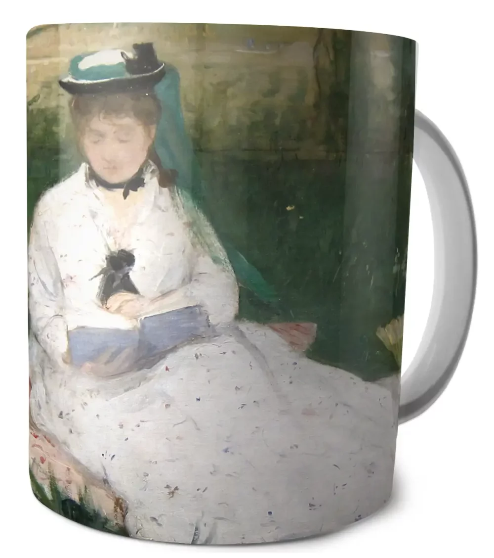 Kubek Czytanie (portret Edmy Morisot) Berthe Morisot