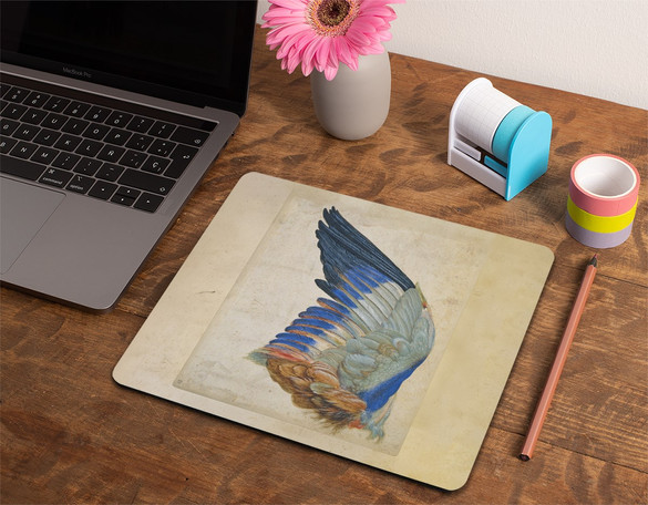 Podkładka Skrzydło niebieskiego walca, Kopia oryginału Albrechta Durera Hans Hoffmann 36x29cm