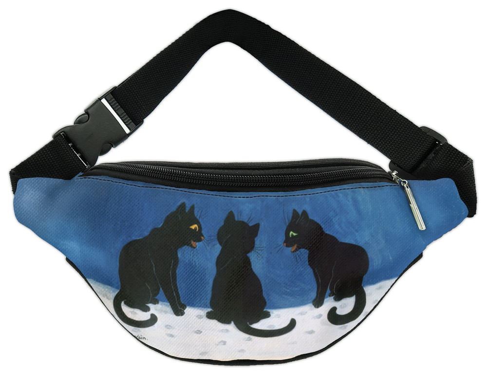 Nerka Czarne koty na śniegu Louis Wain, roz. Standardowy