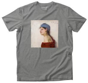 Koszulka z naszywką Portret kobiety - Cyganka Olga Boznańska