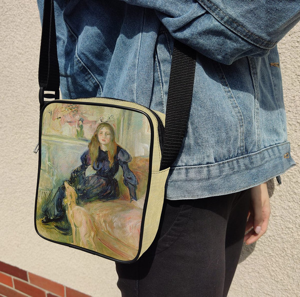 Torba Listonoszka Julie Manet i jej piesek Laërte Berthe Morisot