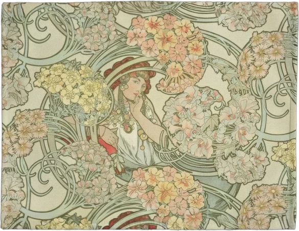 Podkładka na stół Langage des fleurs (Język kwiatów) Alfons Mucha
