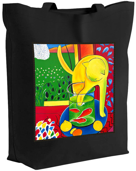 Torba z naszywką Kot ze złotą rybką Henri Matisse