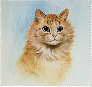 Ściereczka do okularów Imbirowy Tom Louis Wain